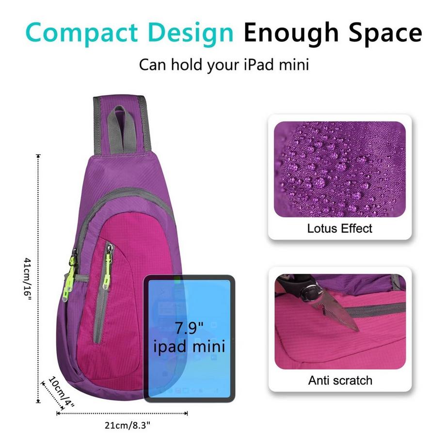 Only-bags.store Sac à bandoulière élégant avec 2 bandoulière large et chaîne détachable Sac pour téléphone portable  