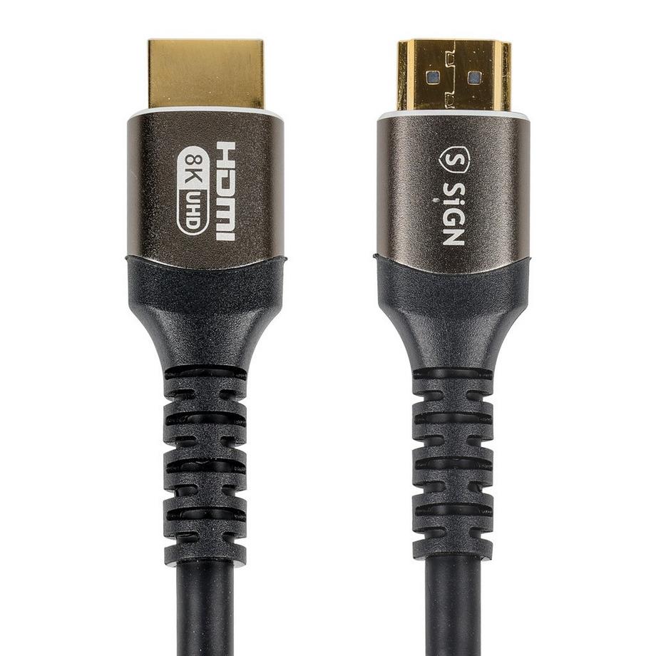 Câble HDMI 2.1 Premium 8K, 1 m - Noir