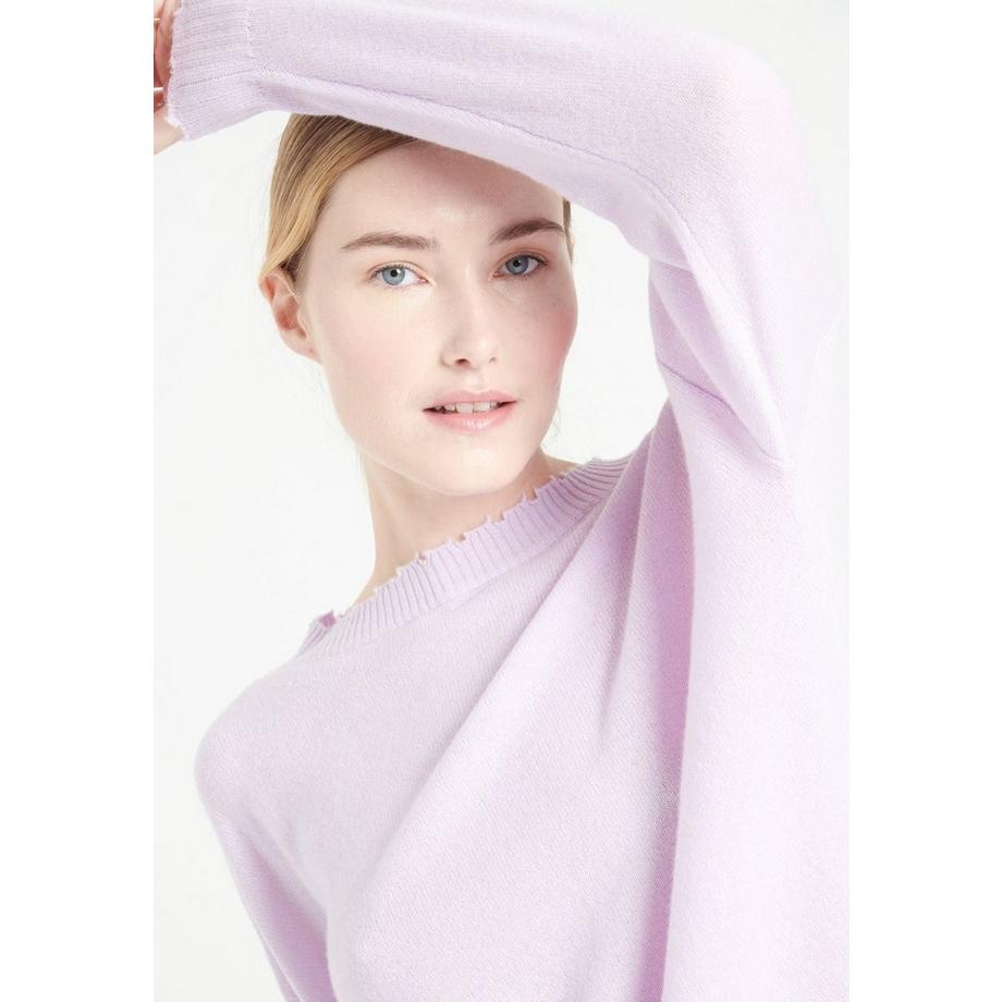 Studio Cashmere8 MIA 17 Pull Col Rond Finitions Ciselées  