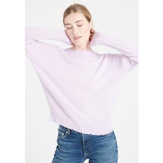 Studio Cashmere8  MIA 17 Pull col rond finitions ciselées - 100% cachemire 