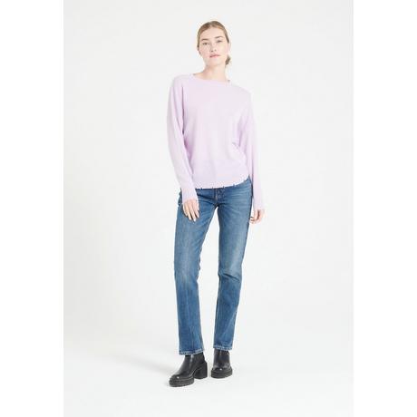 Studio Cashmere8  MIA 17 Pull col rond finitions ciselées - 100% cachemire 