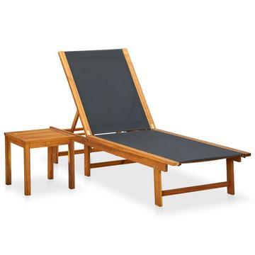 Chaise longue bois