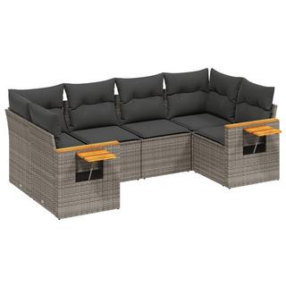 VidaXL set divano da giardino Polirattan  