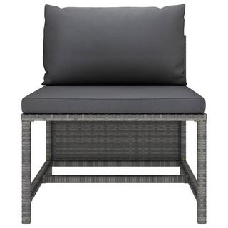 VidaXL Garten-sofa-set poly-rattan  