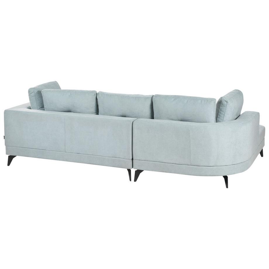 Beliani Canapé d'angle en Tissu chenille Moderne MARUM  