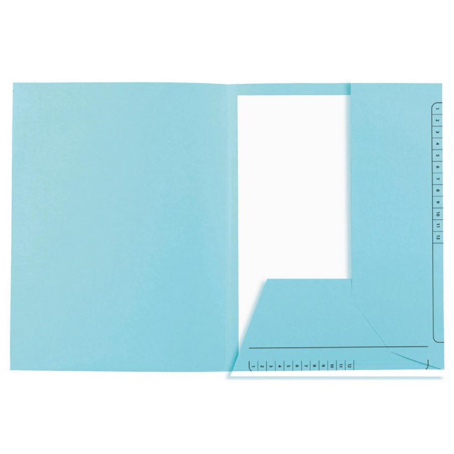 Exacompta Paquet de 25 chemises 2 rabats SUPER 210 Contact - 24x32cm - x 5  