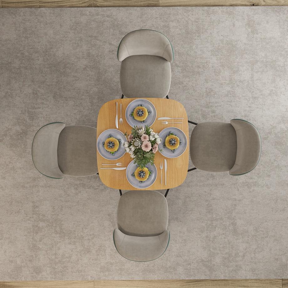 HOMCOM table à manger  