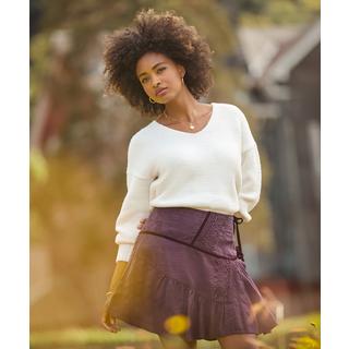 Joe Browns Minirock aus gemischten Materialien  