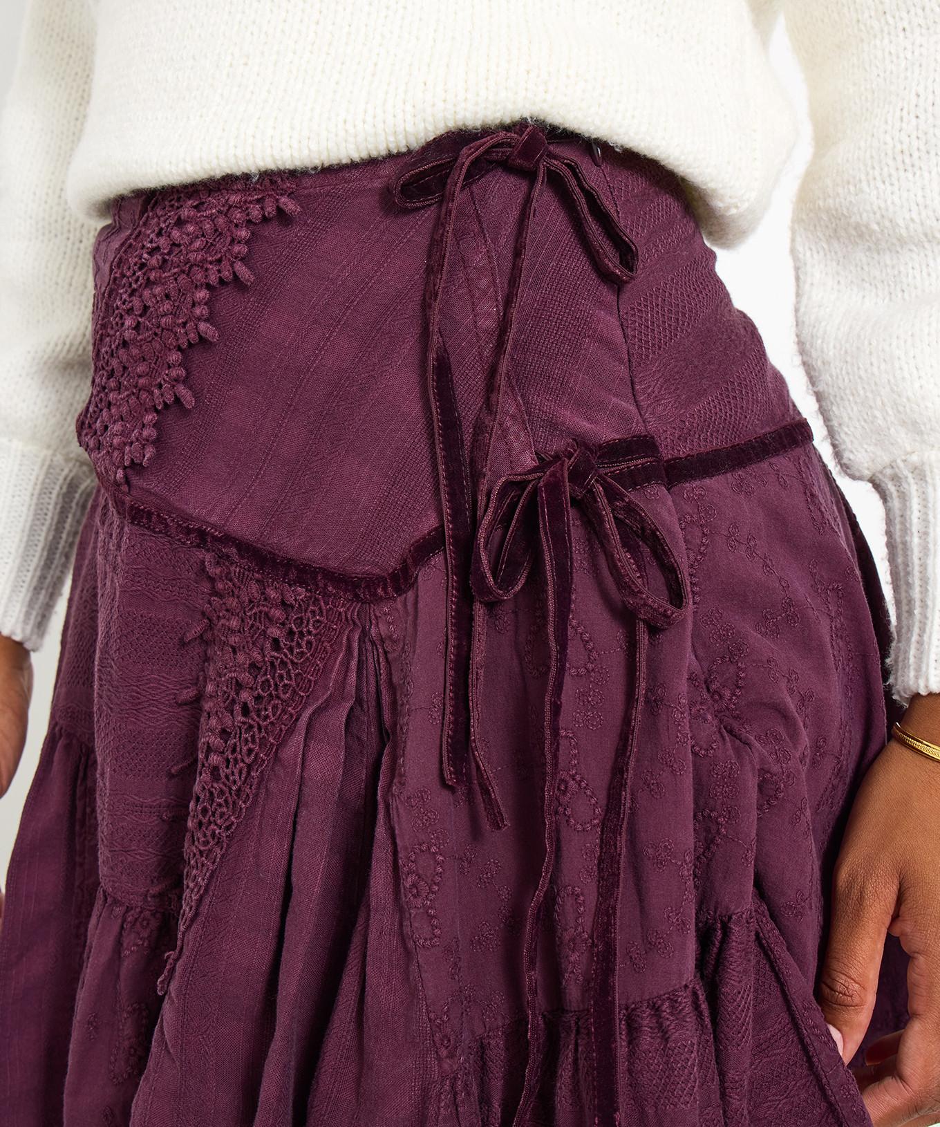 Joe Browns Minirock aus gemischten Materialien  