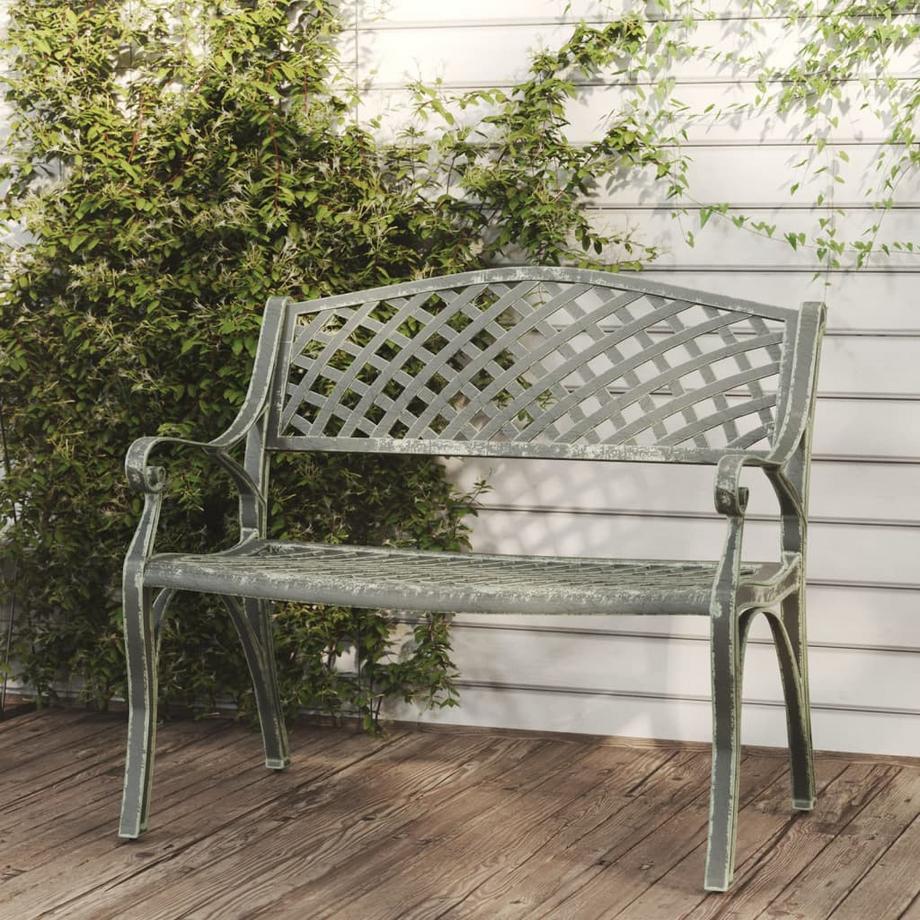 VidaXL panca da giardino Alluminio  