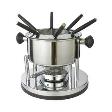 Fondue-Set aus Edelstahl 10-teilig