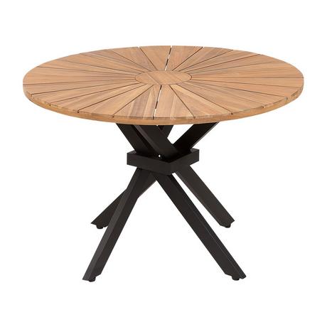 Beliani Table de salle à manger de jardin en Acacia Moderne CISSONE  