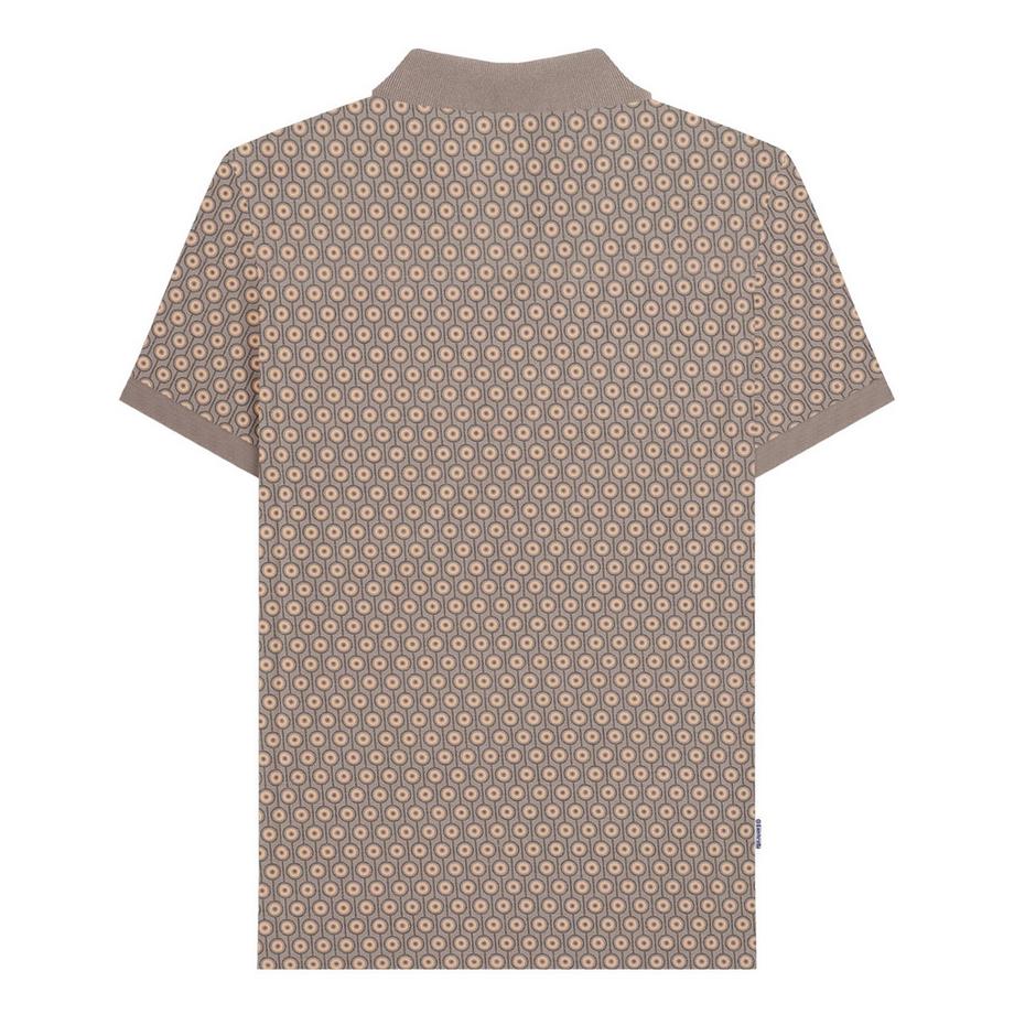 Lambretta Polo AW24 à imprimé géométrique  