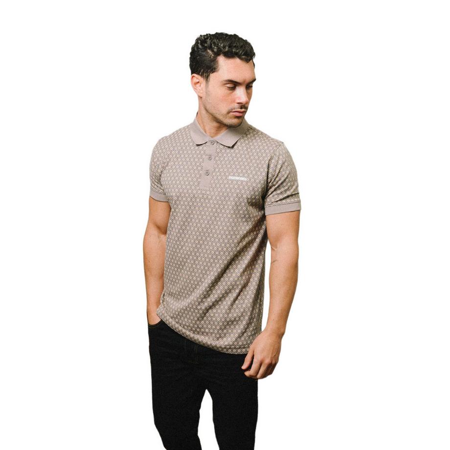 Lambretta Polo AW24 à imprimé géométrique  