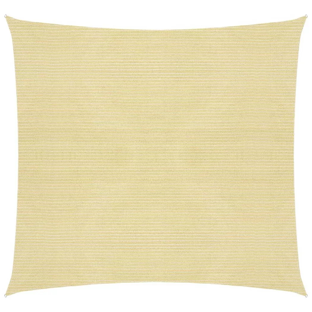 vidaXL Sonnensegel 160 g/m² Beige 2,5x2,5 m HDPE