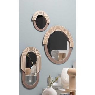 mutoni Miroir mural Hailey ovale H58 naturel  