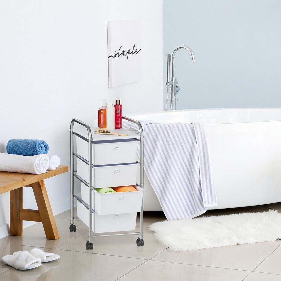 B2X Carrello da bagno con 4 cassetti  