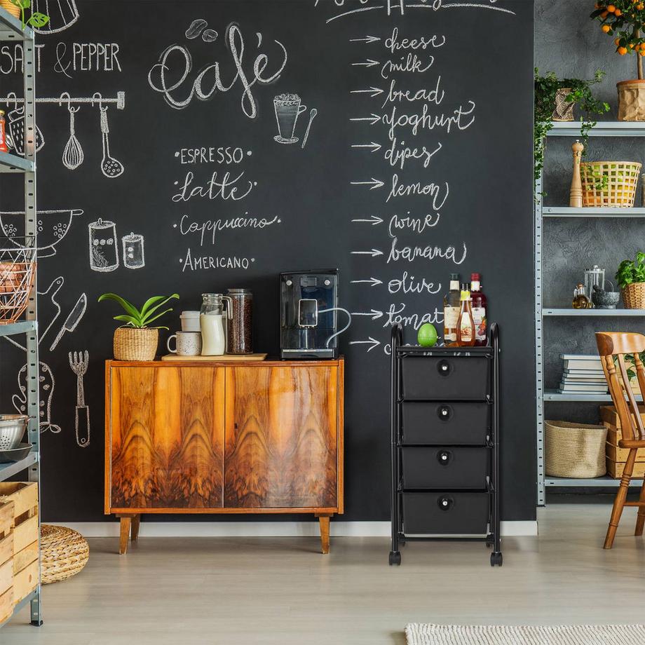 B2X Carrello da bagno con 4 cassetti  