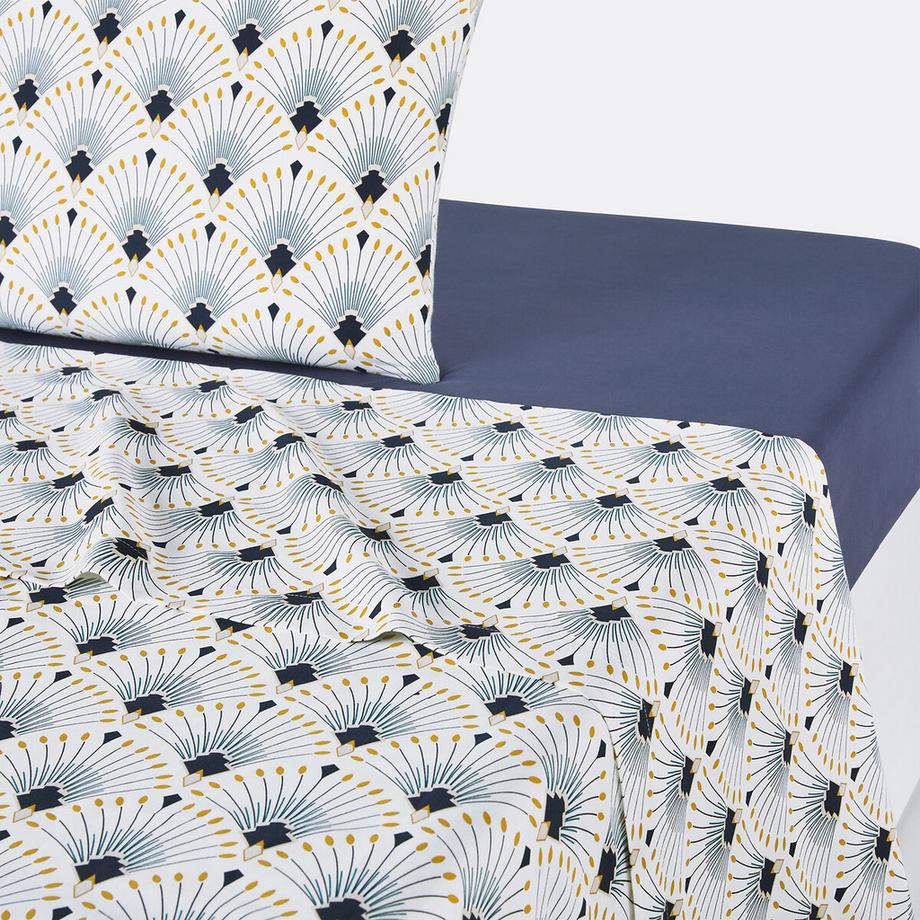 Drap plat satin de coton Pawica