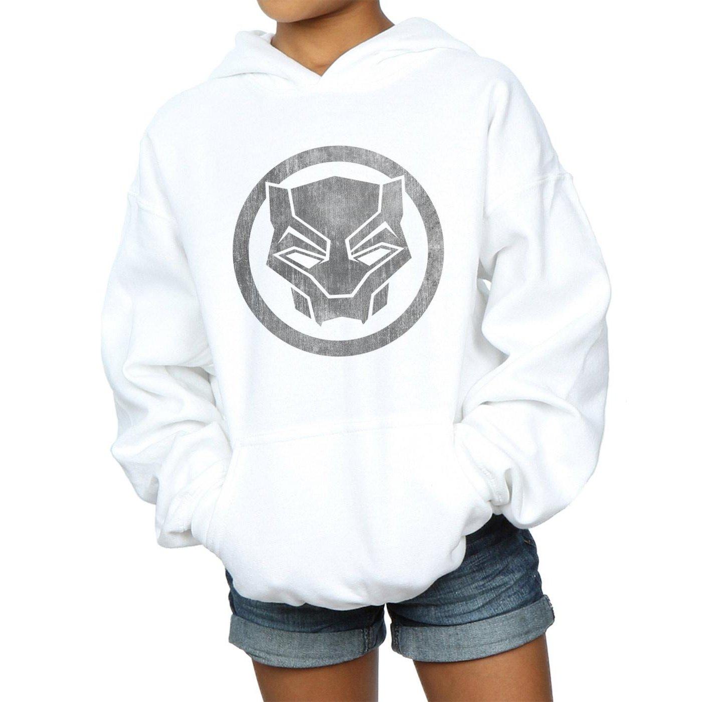 MARVEL  Black Panther Distressed Icon Kapuzenpullover 