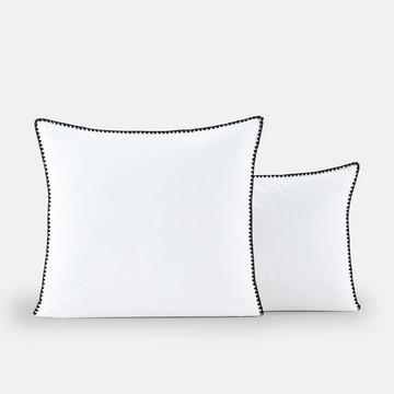 Taie d'oreiller en coton lavé