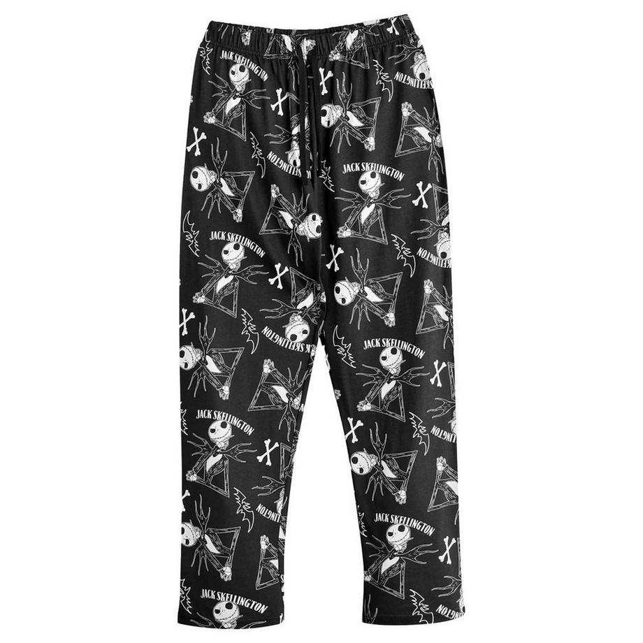 The Nightmare Before Christmas  Set Pigiama Lungo Jack Skellington Maniche Corte 