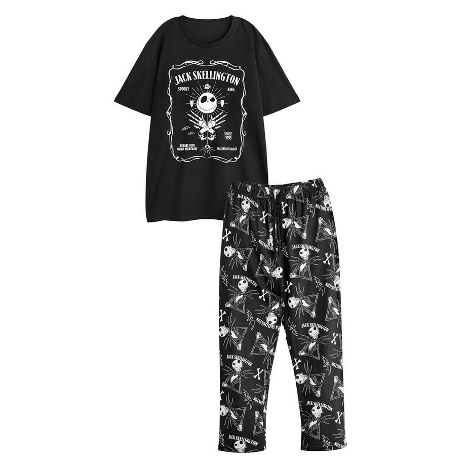 Set Pigiama Lungo Jack Skellington Maniche Corte