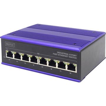 Industrieller 5-Port Fast Ethernet Switch, unmanaged, reduntande Stromversorgung