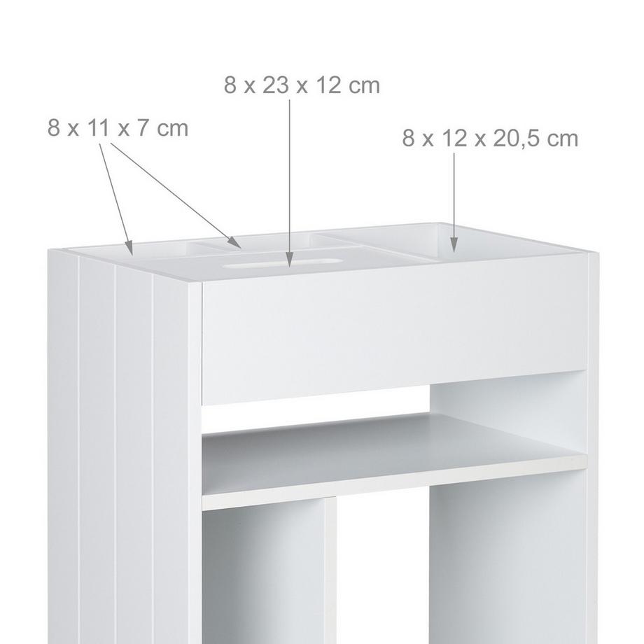 Northix Etagenwagen für Büro, Bad & Küche  