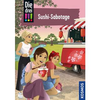 Die drei !!!, 103, Sushi-Sabotage Sol, Mira; Biber, Ina (Illustrationen) Copertina rigida 