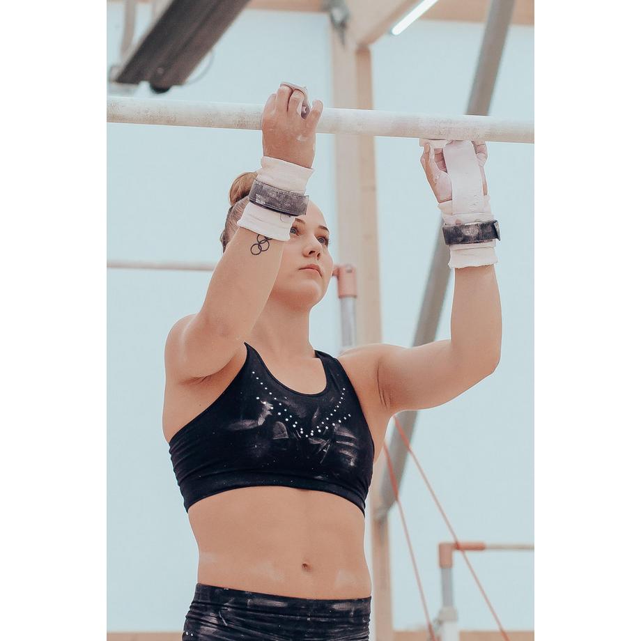 DOMYOS  Guanti allenamento ginnastica artistica donna pelle 