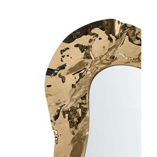 Beliani Wandspiegel aus Edelstahl Klassisch JOSSIGNY  