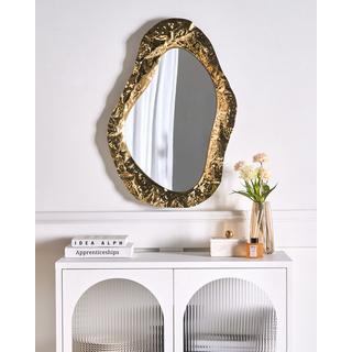 Beliani Wandspiegel aus Edelstahl Klassisch JOSSIGNY  