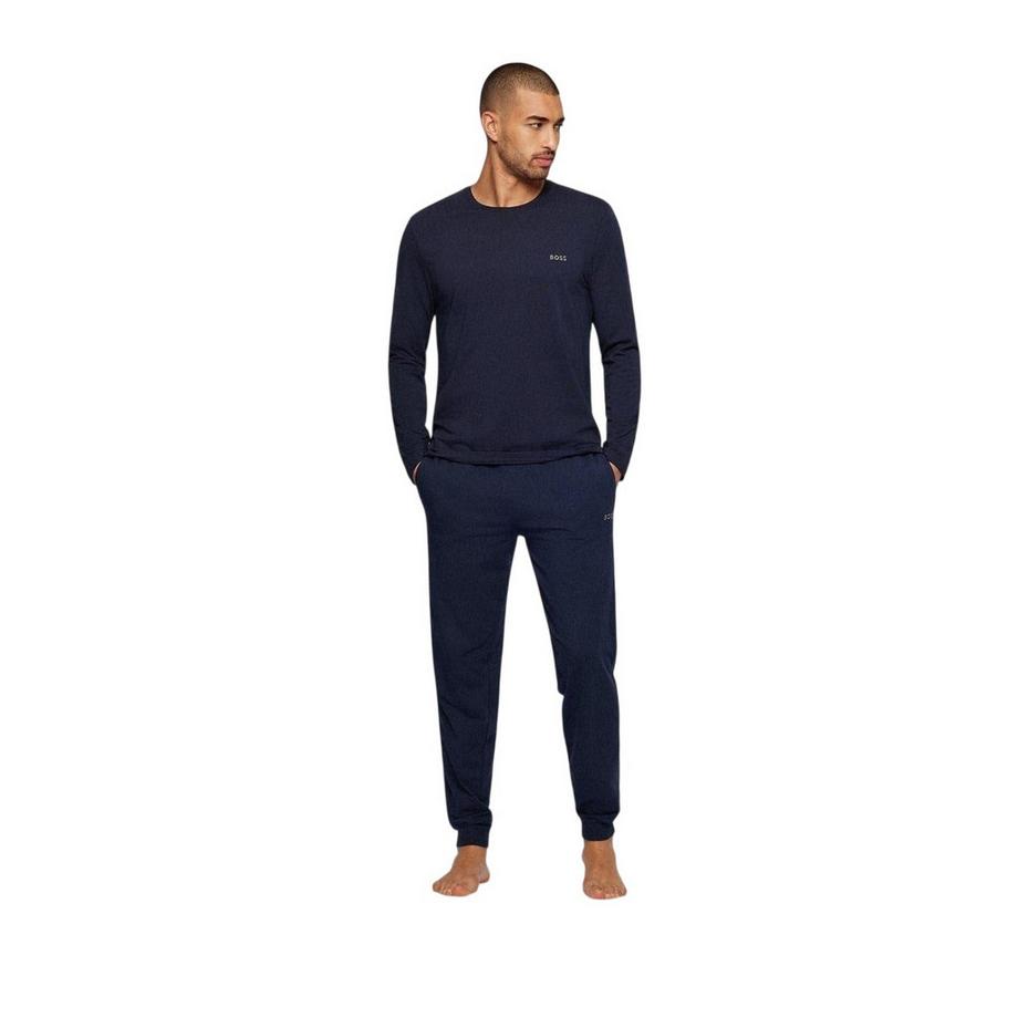 BOSS T-Shirt a Maniche Lunghe Collo a Girocollo  