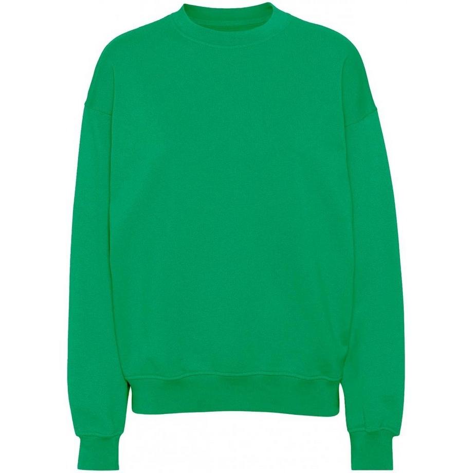 Sweatshirt mit Rundhalsausschnitt  Organic oversized kelly green