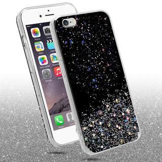 Cadorabo  Hülle für Apple iPhone 6 PLUS  6S PLUS TPU Silikon mit funkelnden Glitter 