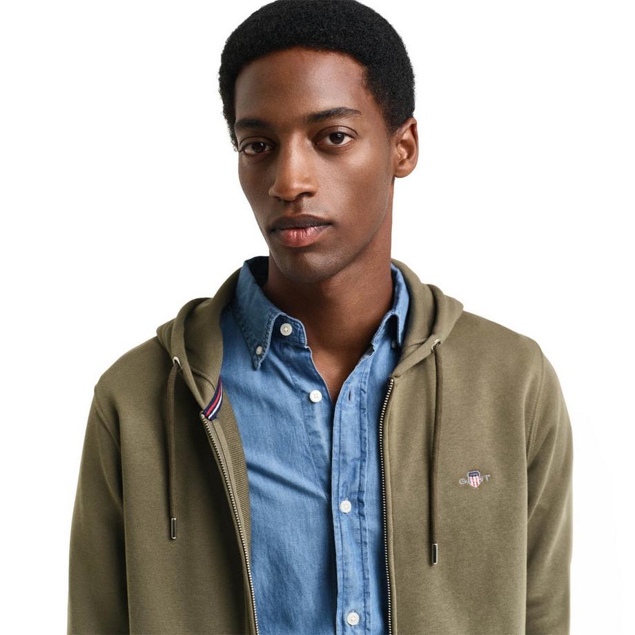 GANT Regular Shield Full Zip Hoodie  
