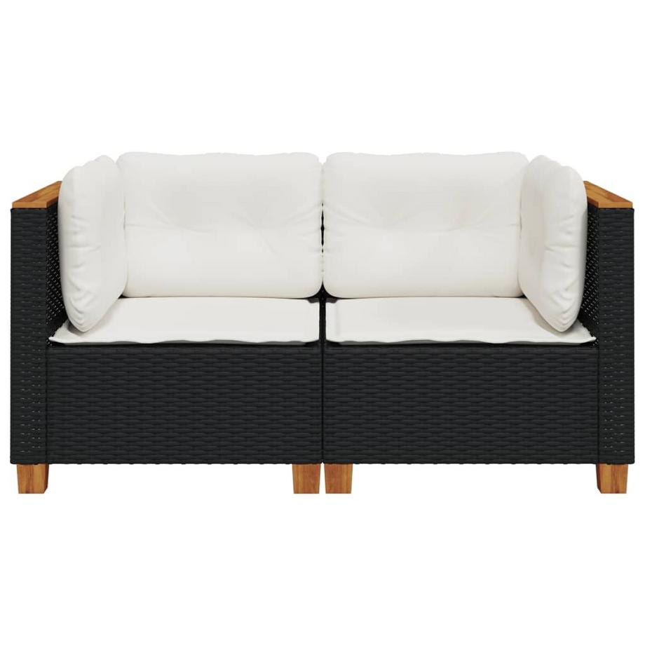 VidaXL Canapé de jardin rotin synthétique  