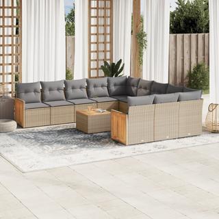 VidaXL Garten sofagarnitur poly-rattan  