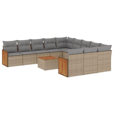 VidaXL Garten sofagarnitur poly-rattan  