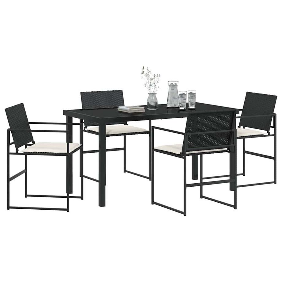 VidaXL Set da Pranzo per Giardino Polyrattan  