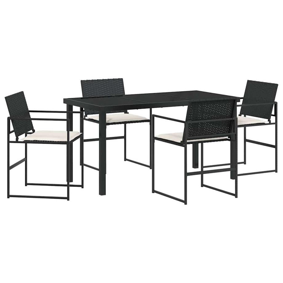 Set da Pranzo per Giardino Polyrattan