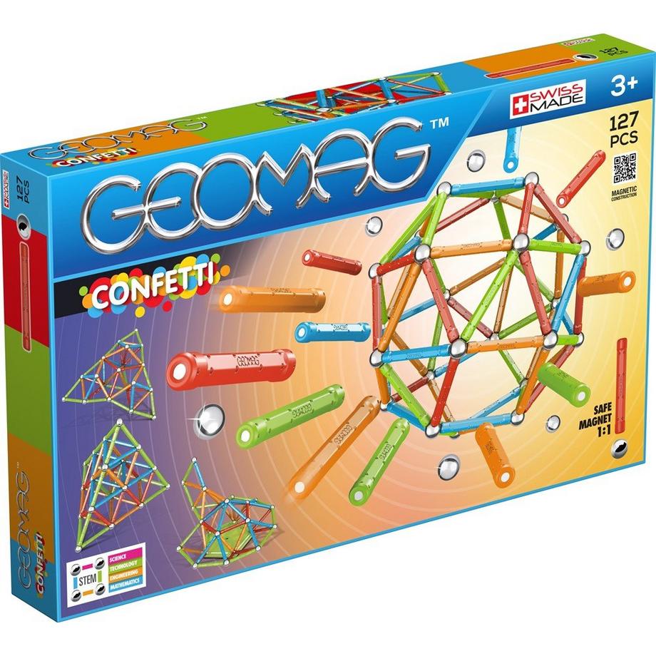 Geomag  Confetti 127 pcs Neodymium-Magnetspielzeug 127 Stück(e) Mehrfarbig 