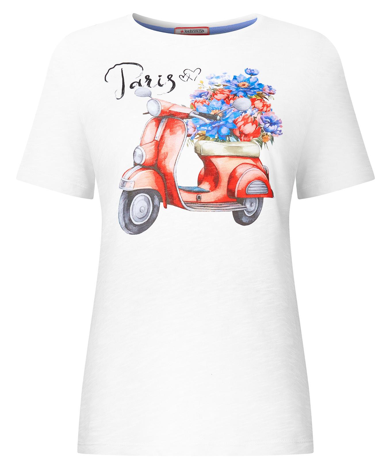 Joe Browns  T-Shirt Graphique Floral Vespa 