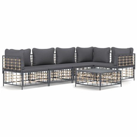 VidaXL Garten lounge set poly-rattan  