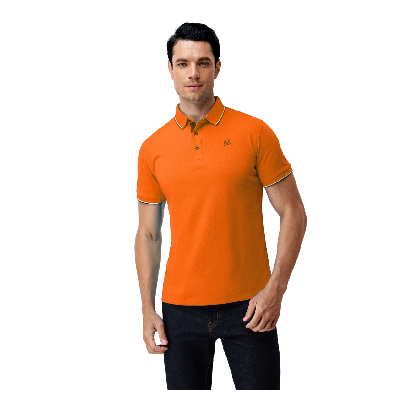 Bellemere New York  Polo en coton et soie pour homme Bellemere 