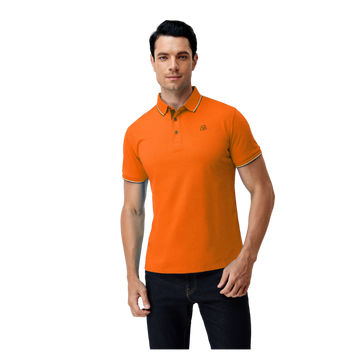 Polo en coton et soie pour homme Bellemere