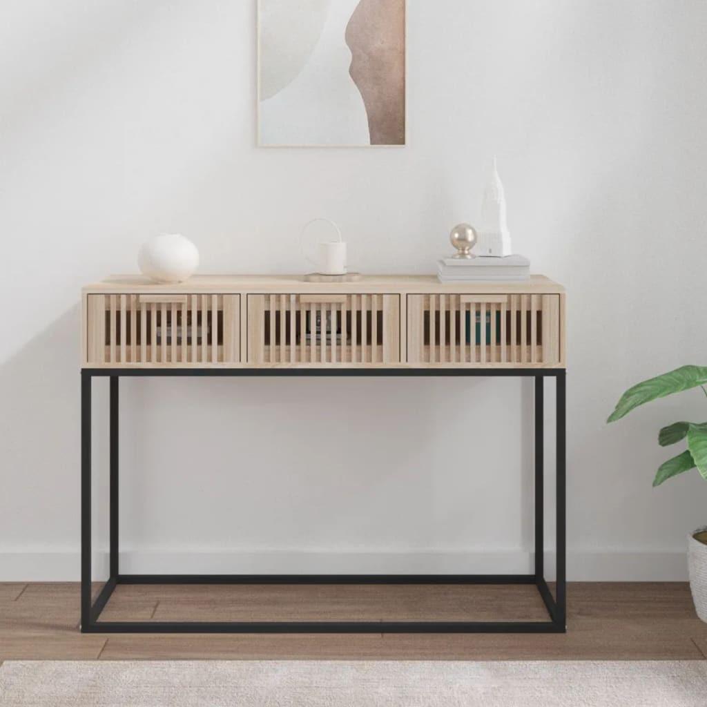 VidaXL Table console bois d'ingénierie  