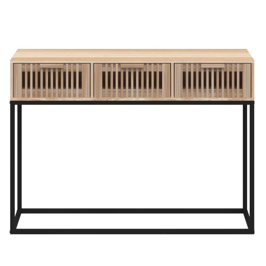 VidaXL Table console bois d'ingénierie  