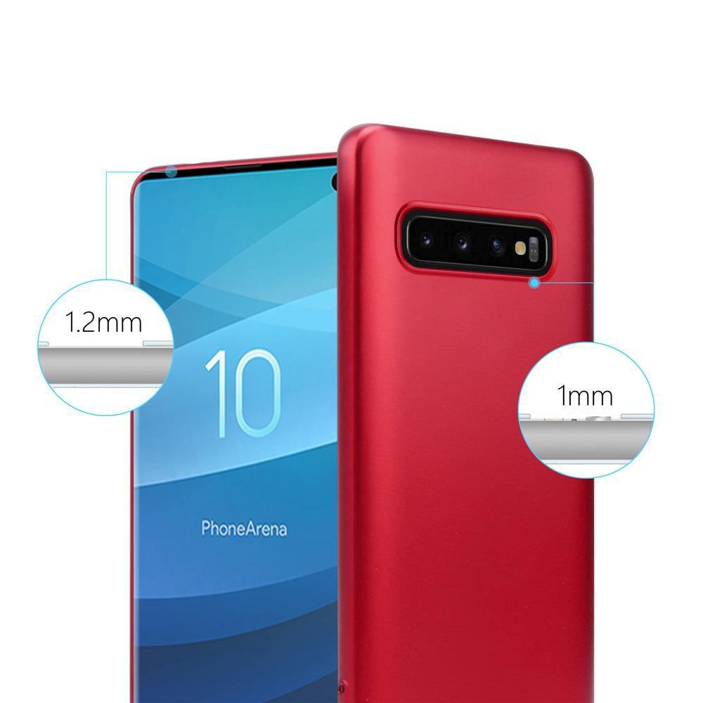 Cadorabo  Housse compatible avec Samsung Galaxy S10 4G - Coque de protection en silicone TPU flexible 